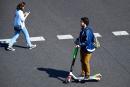 共享滑板（AFP/Getty Images）