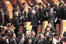 参加两会的大陆官员 (AFP/Getty Images） 