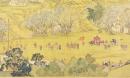清院本《清明上河图》中迎亲队伍和花轿。（局部）（公有领域）