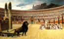 法国画家让･莱昂･杰罗姆（Jean-Léon Gérôme），〈基督教殉道者最后的祈祷〉（The Christian Martyrs'Last Prayer），美国巴尔的摩市沃尔特斯美术馆藏。（图片来源：公有领域）