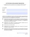 法国内政部3月17日早在官方网站公布的隔离期出行证明样本