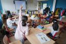 德国柏林一所学校三年级学生在上课。（Sean Gallup/Getty Images）