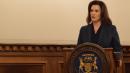 密歇根州州长格蕾琴·惠特默（Gretchen Whitmer）。（图片来源：1st Lt. Andrew Layton, U.S. Air National Guard /Wikipedia/CC0）