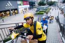 深圳的外送员（Getty Images）