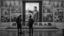 习近平的一句名言“我将无我”在中共为建党百年而开设的博物馆中陈列。（图片来源：Kevin Frayer/Getty Images）