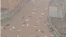 河南省7月暴雨洪灾死伤惨重，农业生产更是严重受损。（图片来源：视频截图）