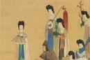 明陈洪绶抚琴图（国立故宫博物院）