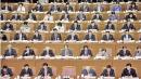 参加两会的官员（Ed Jones/AFP/Getty Images）