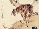 在中国几千年的历史发展过程中，老虎具有着勇猛威望的形象，常常与龙并称，如“云从龙，风从虎”的说法。（图：张大千/公有领域）