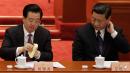 2012年中共18大时，胡锦涛的全退被舆论称为 “ 胡锦涛学董存瑞炸碉堡 ”。