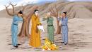 莫以善小而不为。图为烧掉借据，帮助穷困之人的例子。（图片来源：手绘插画志清/看中国）
