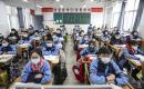 中国江苏省淮安市一所学校的学生正在上课。（图片来源：Getty Images）