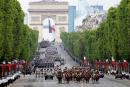 2025年法国国庆阅兵式（LUDOVIC MARIN/AFP via Getty Images）