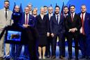 右翼政党德国选择党（AfD）新当选的联邦执行委员会成员(John MACDOUGALL / AFP via Getty Images)