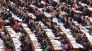 2026年3月5日，在北京人民大会堂举行中共第十四届全国人大会议开幕式。（图片来源：Lintao Zhang/Getty Images）