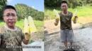 近日，曝光河北甲醛白菜的大陆博主“渔猎齐哥”，再发视频揭露广东硫磺竹笋。（图片来源：视频截图）