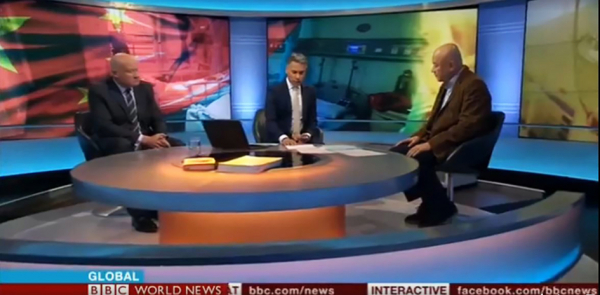 英国广播公司世界新闻频道（BBC World News）10月8日报导了关于中国器官移植内幕的调查，节目中同时采访了两名了解相关真相的嘉宾。（视频截图）
