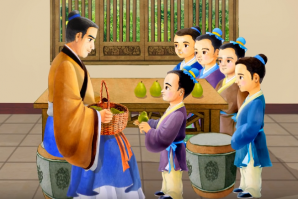 孔融让梨