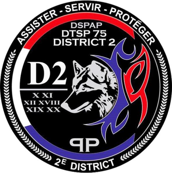 巴黎第二警区警徽 （包含巴黎10、11、12、18、19、20区）