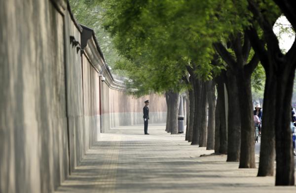 中南海的围墙（Getty Images）