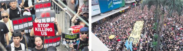 6月16日,200万名香港人再次走上街头,促港府撤回《引渡条例》。在过去的一周内,香港成为国际焦点,香港市民表现的团结、勇敢与不屈的“香港精神”,再次令外界赞叹。(图片来源/看中国)