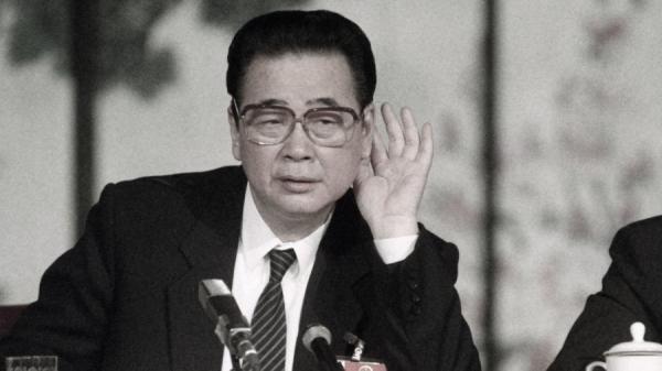 1991年4月,时任中共总理李鹏。