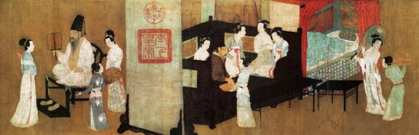 《韩熙载夜宴图》局部图（公有领域）