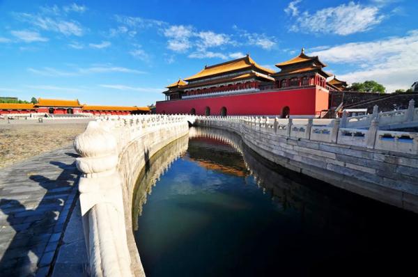 北京故宫的内金水河(公有领域)