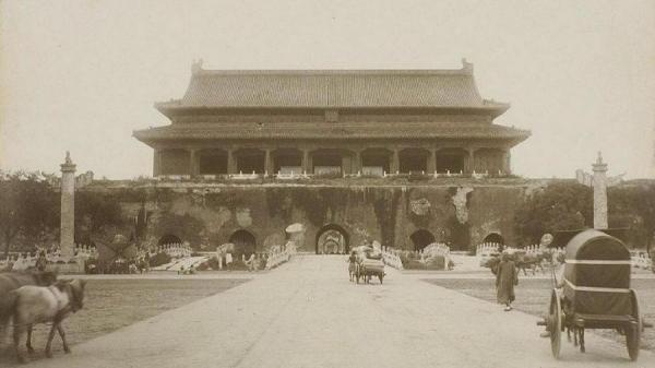 1900年的天安门正面。(图片来源:公有领域)