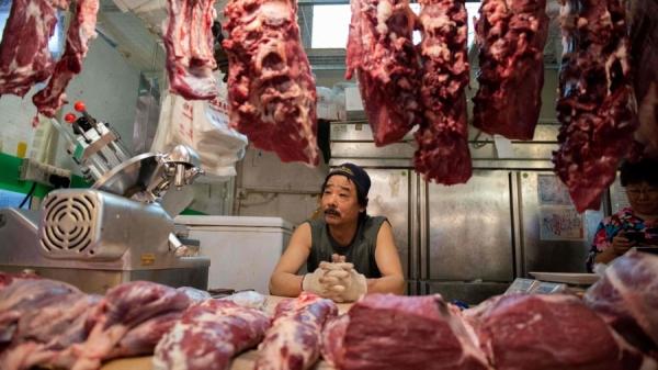 大陆猪肉(图片来源:NICOLAS ASFOURI/AFP/Getty Images)