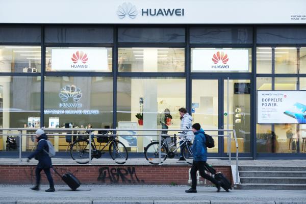 华为位于德国的客服店(Getty Images)