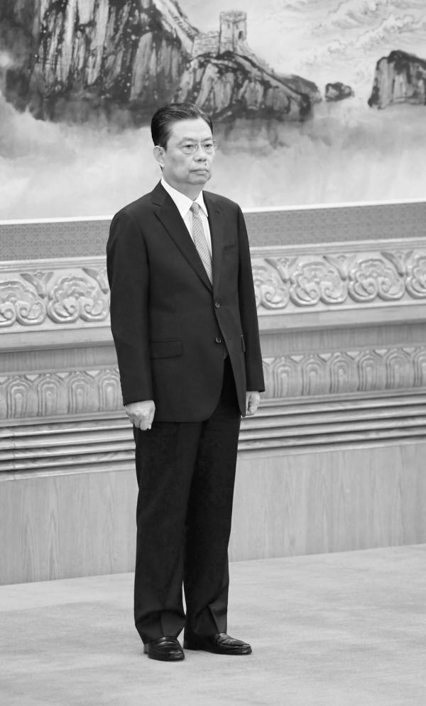 政治局常委赵乐际仕途危机再现。（AFP via Getty Images）