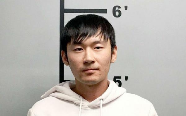 被捕的中国留学生(图片来源:Benton County Jail)