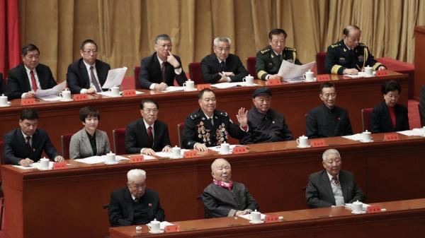图为部分参加中共“改革开放四十周年纪念大会”的退休官员。(图片来源:Andrea Verdelli/Getty Images)