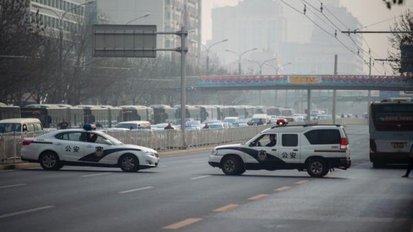 中共公安,示意图。(图片来源:Getty Images)