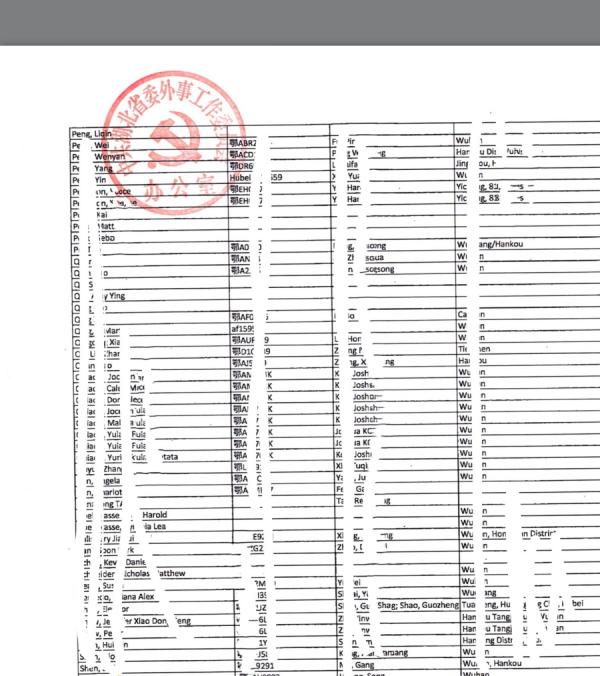 领馆把每部车上每个乘客的名字,住址,司机的名字,司机的身份证号,和车牌号都报给省侨办和省肺炎指挥部。