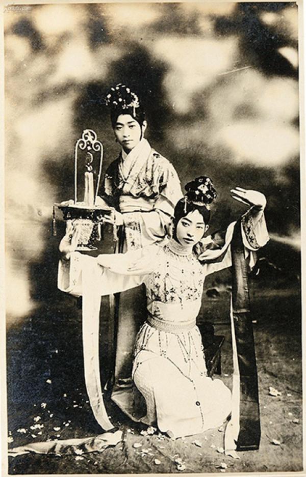 梅兰芳《天女散花》造型(公有领域)