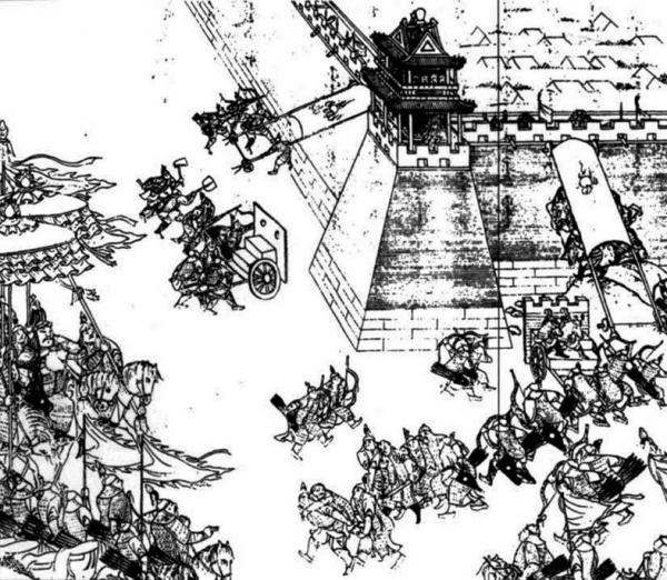 《清实录》中的宁远之战插图(维基百科)