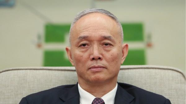 中共北京市委书记蔡奇被认为是习近平亲信,前年就因清理“低端人口”引发争议。(图片来源:Lintao Zhang/Getty Images)