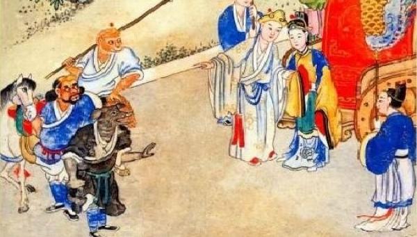 唐僧师徒在西梁女国。(图片来源:公有领域)