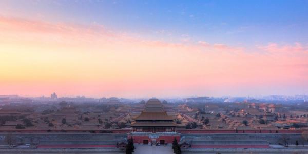 从景山公园望向北京故宫。(图片来源:Pixelflake/维基百科/CC BY-SA 3.0)