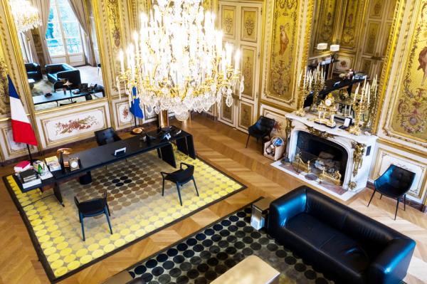 鎏金大厅(Salon doré)(爱丽舍宫官网/ © Présidence de la République)
