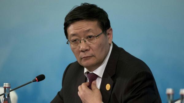 朱镕基前秘书、中国前财政部部长楼继伟。（图片来源:Ng Han Guan-Pool/Getty Images）