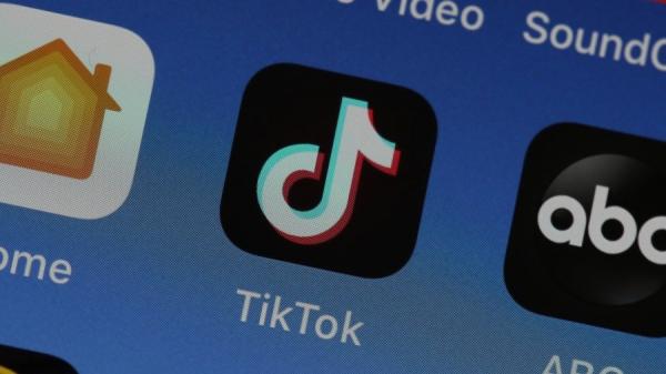 TikTok手机APP (图片来源:Justin Sullivan/Getty Images)
