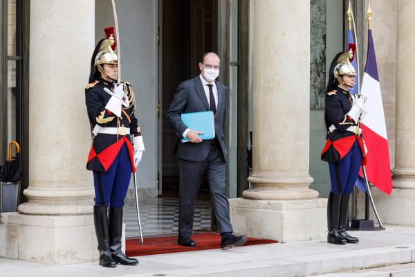法国总理卡斯泰(Jean Castex),摄于今年10月7日。( LUDOVIC MARIN/AFP via Getty Images)