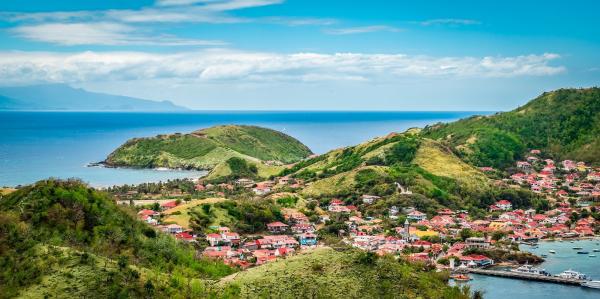属于法属瓜达罗普（Guadeloupe）的桑特群岛（Les Saintes）风光。（123RF）