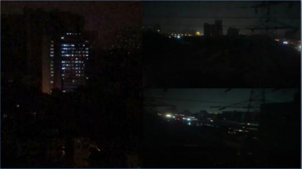 广东多地21日凌晨突发无预兆性停电,网络哀嚎一片(图片来源:微博)