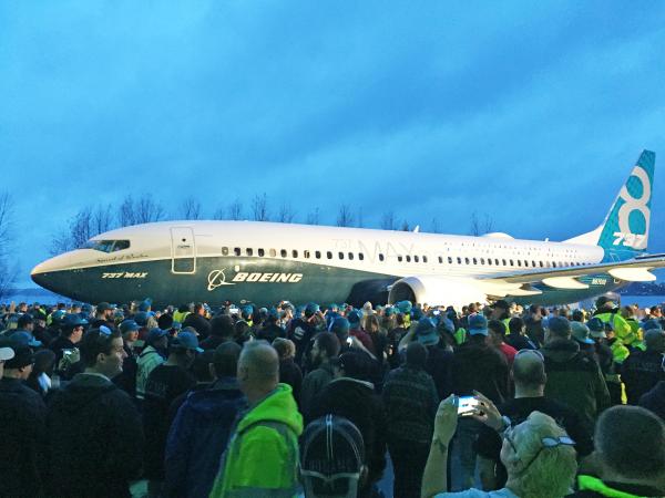 2015年12月推出的首架波音737 MAX(Aka The Beav/Wikipedia/CC BY 2.0)