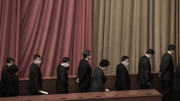 出席中共两会的政协代表们。(图片来源:Andrea Verdelli/Getty Images)