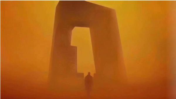 今天(3月15日),北京遭遇强沙尘暴侵袭。除此之外,大陆多地还出现了蓝太阳的奇异现象(图片来源:微博)